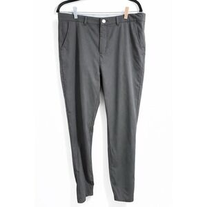 Macade Mens Green Tapered Zip Leg Slim Fit Golf Performance Size 34 Jogger Pants